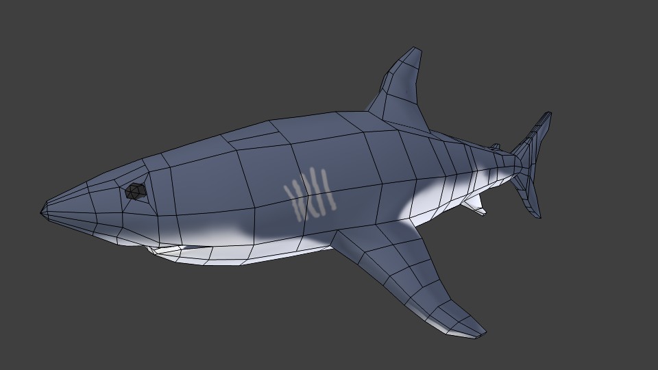 Shark - Low Poly preview image 1